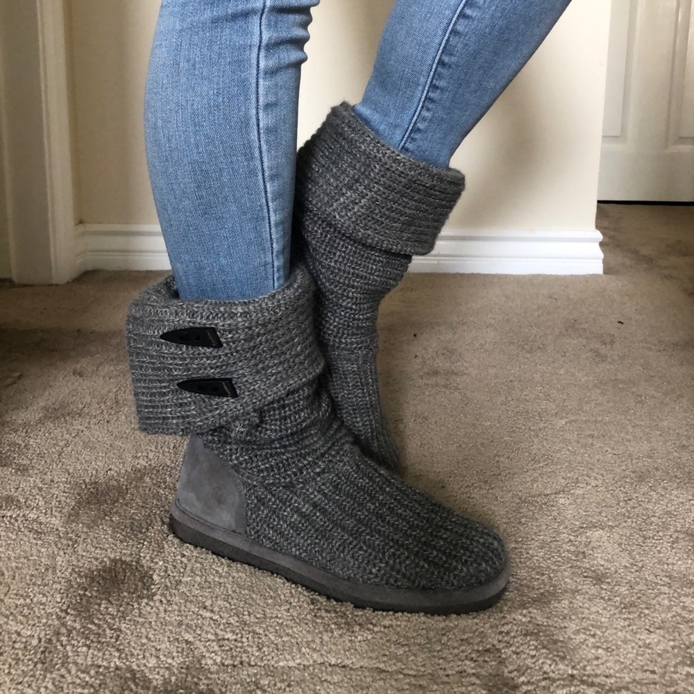 BearPaw Knit Boots